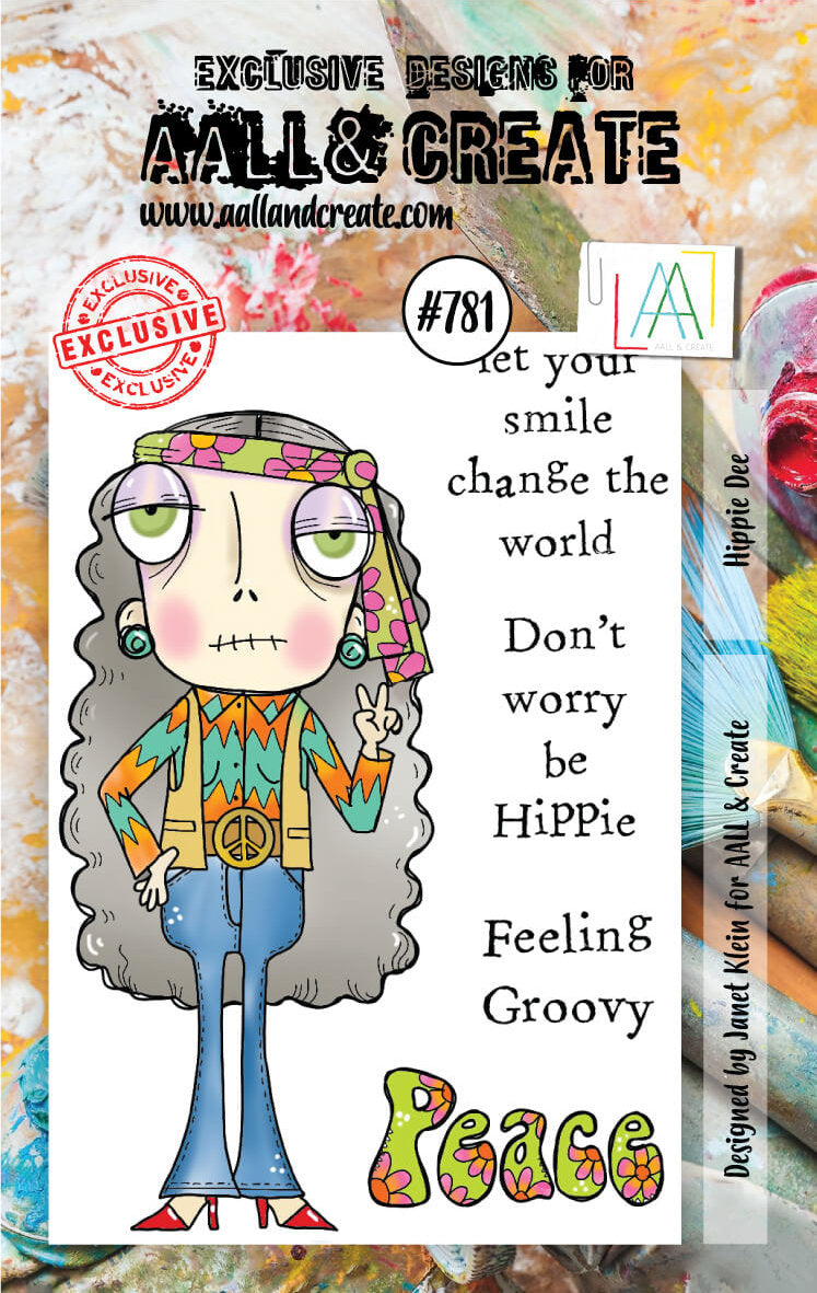 AALL and Create - A7 Stamp Set - Hippie Dee
