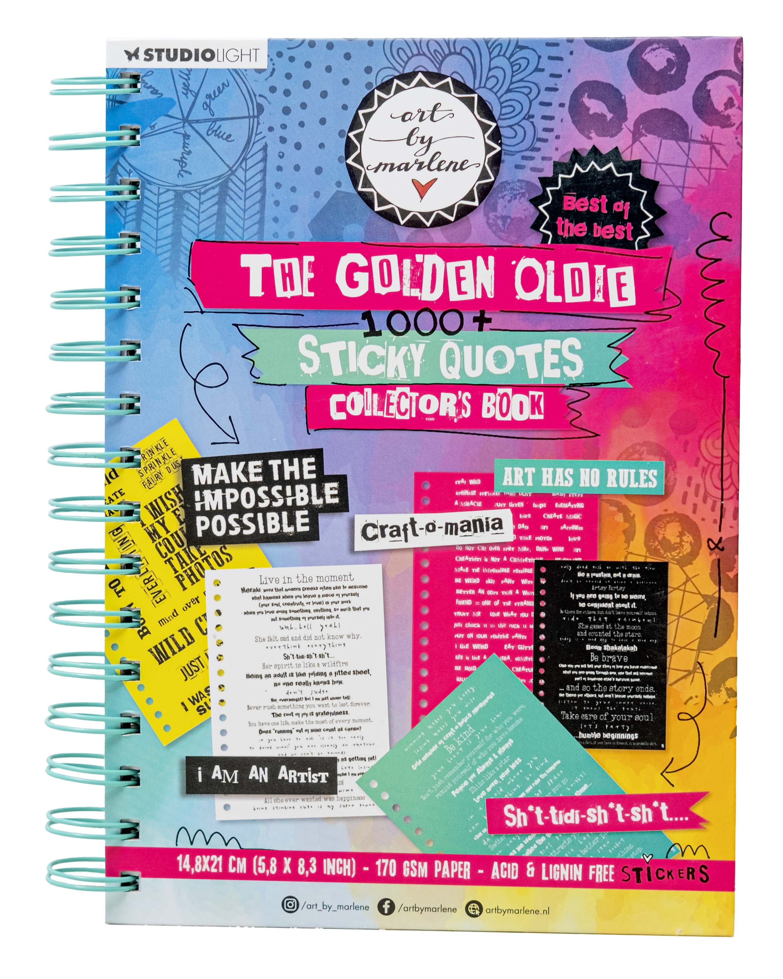 ABM Sticky Quotes Golden Oldie Collector's Book Essentials Collection 63 SH