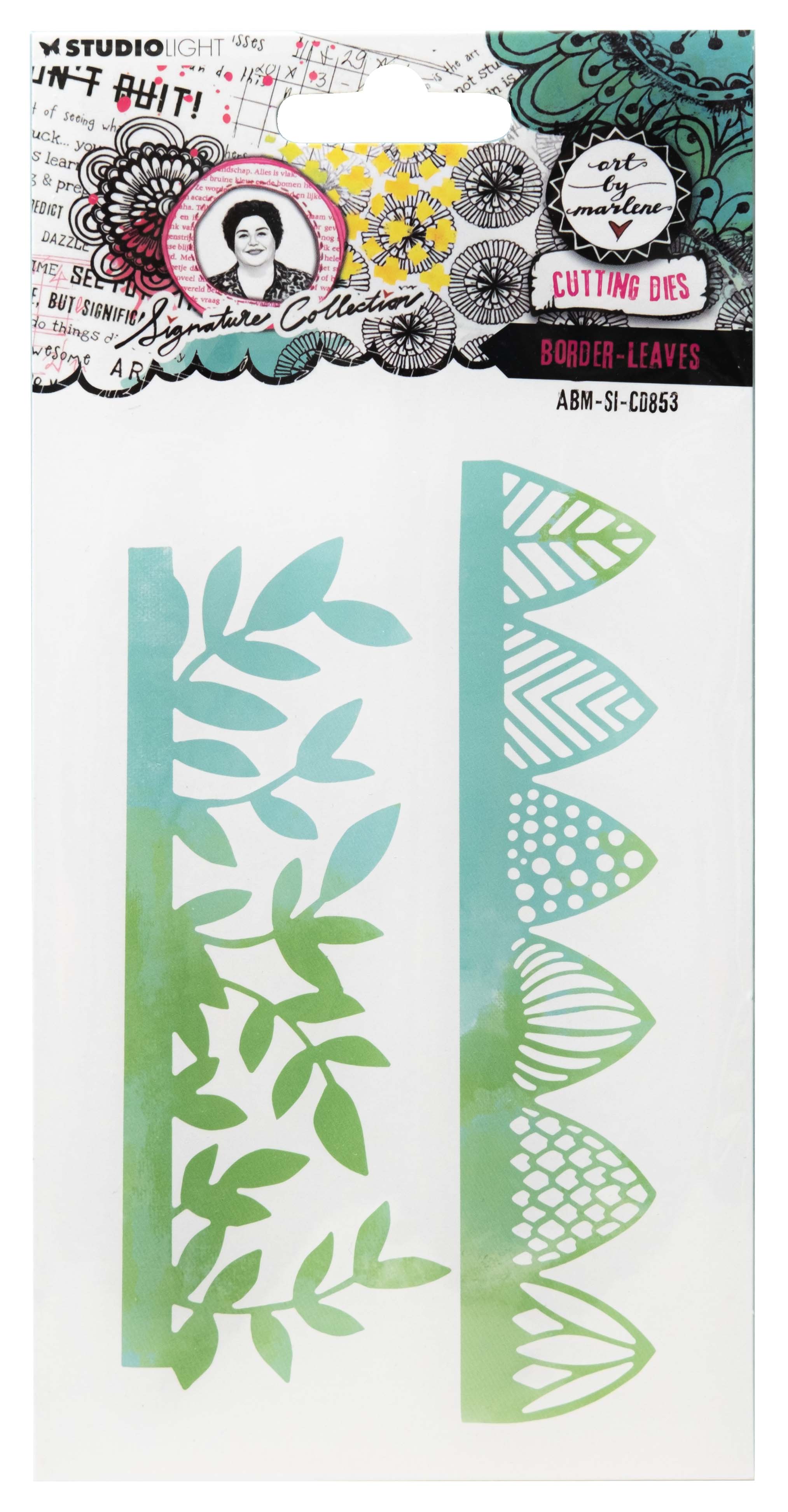 ABM Cutting Dies Border-Leaves Signature Collection 2 PC