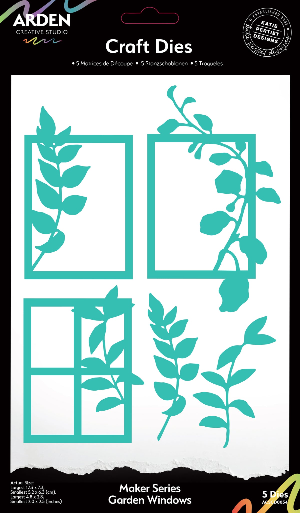 Arden Creative Studio Maker Series Garden Windows Craft Die Set
