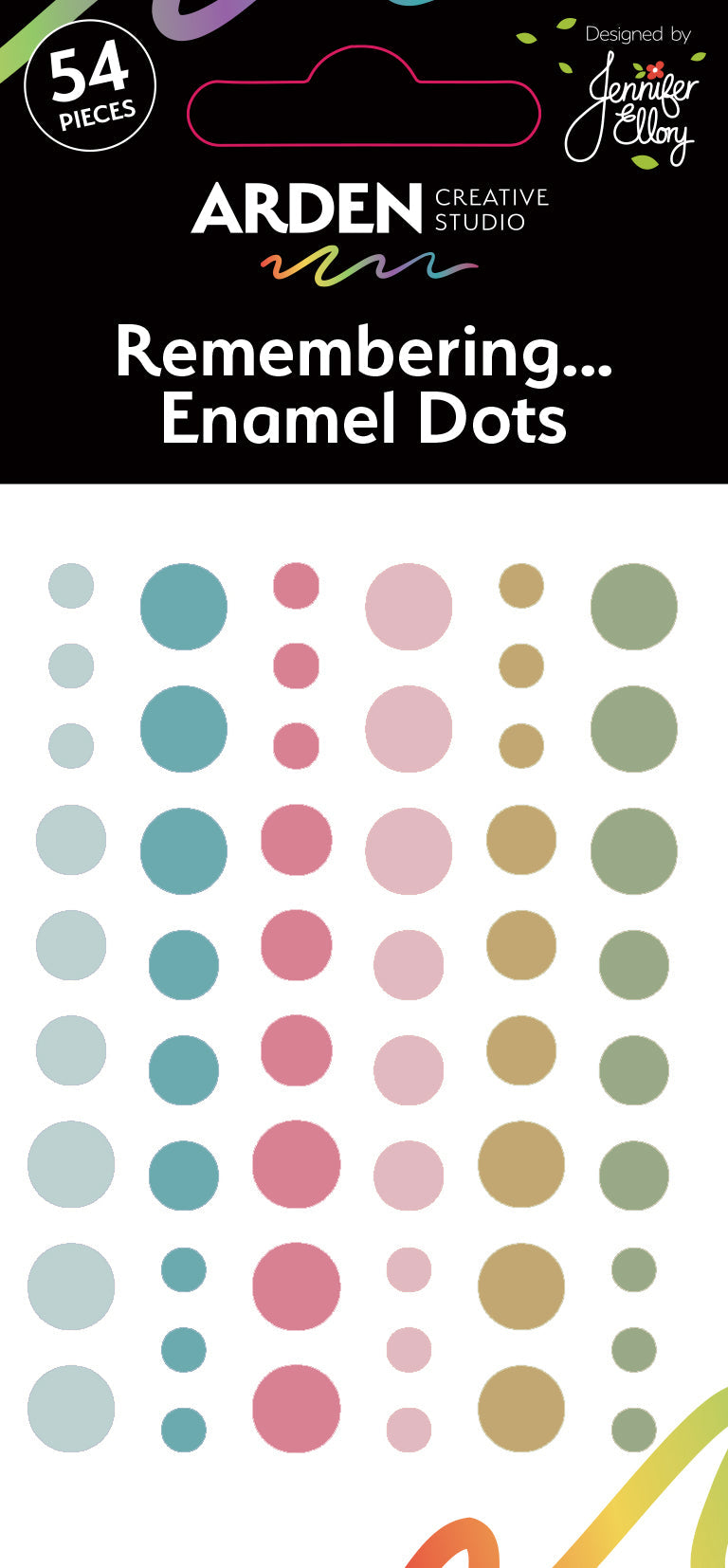 Arden Creative Studio Remembering... Enamel Dots