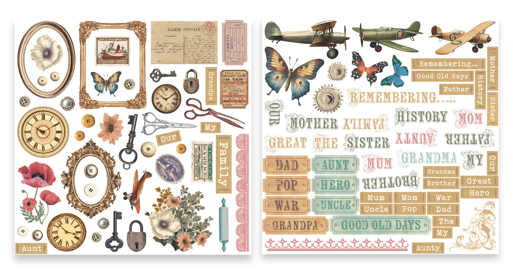 Arden Creative Studio Remembering… Ephemera Pack