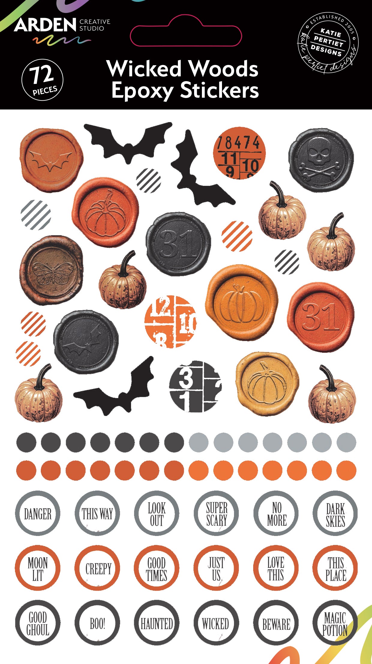 Arden Creative Studio Wicked Woods Epoxy Stickers