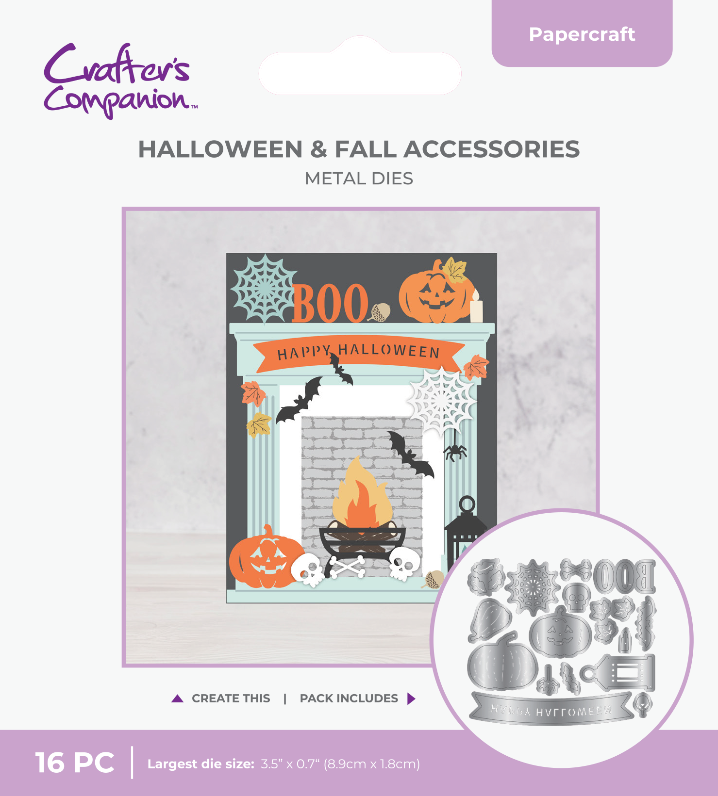 Crafter's Companion Metal Die - Halloween & Fall Accessories