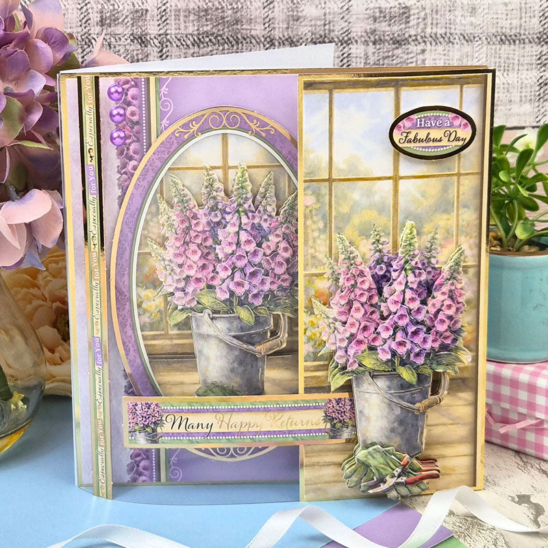 Floral Arrangements Deco-Large Set - Fabulous Foxgloves