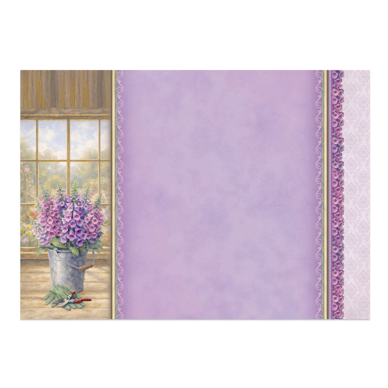 Floral Arrangements Deco-Large Set - Fabulous Foxgloves
