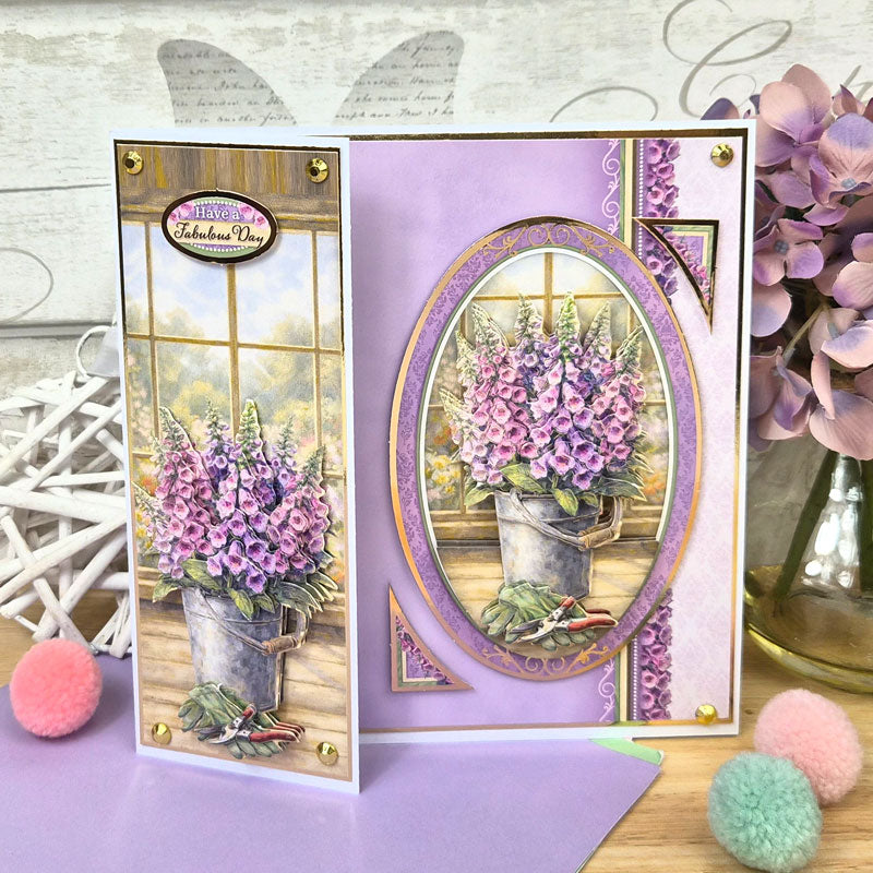 Floral Arrangements Deco-Large Set - Fabulous Foxgloves