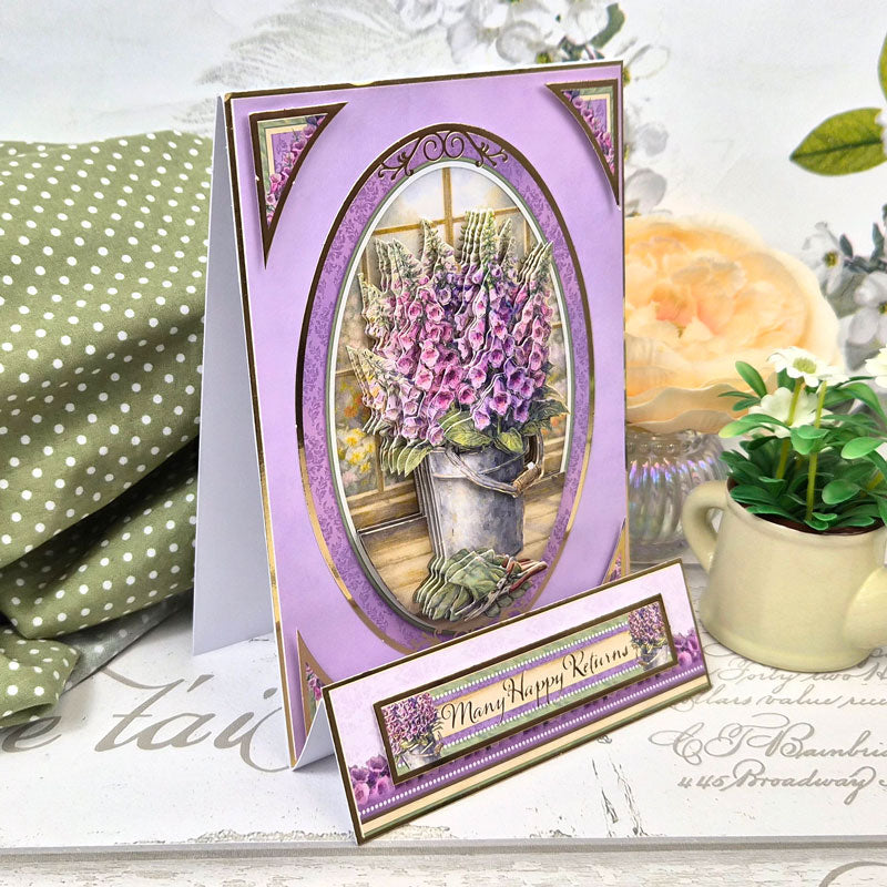 Floral Arrangements Deco-Large Set - Fabulous Foxgloves