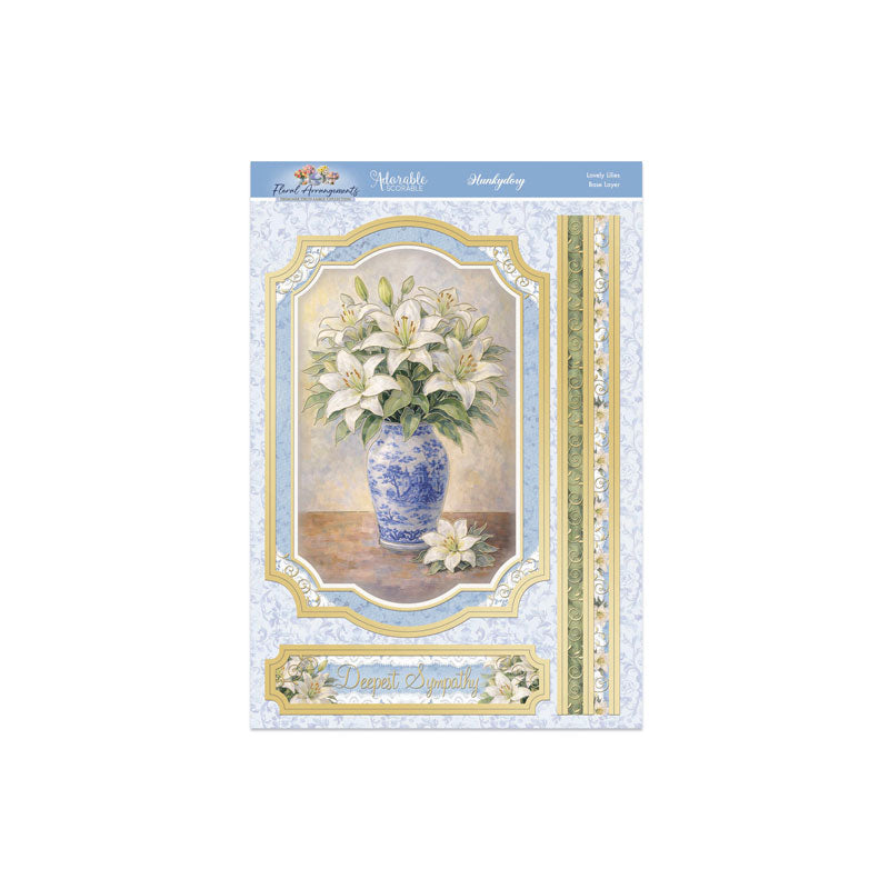 Floral Arrangements Deco-Large Set - Lovely Lilies