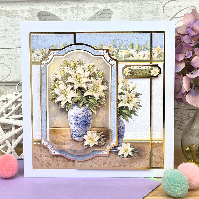 Floral Arrangements Deco-Large Set - Lovely Lilies