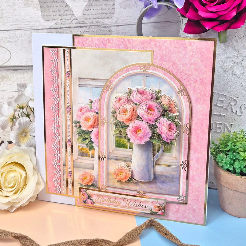 Floral Arrangements Deco-Large Set - Peony Promise