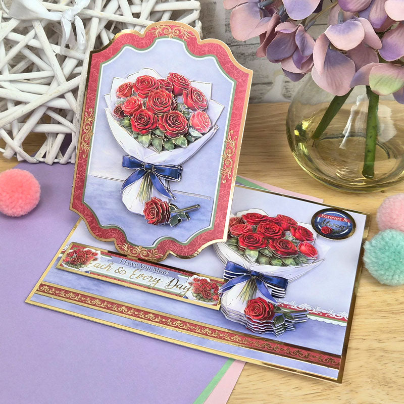 Floral Arrangements Deco-Large Set - Romantic Roses