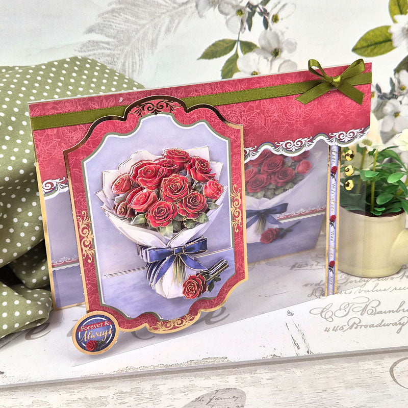 Floral Arrangements Deco-Large Set - Romantic Roses