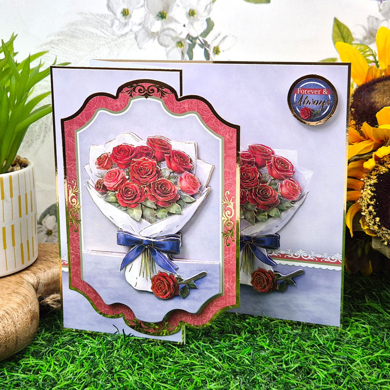 Floral Arrangements Deco-Large Set - Romantic Roses