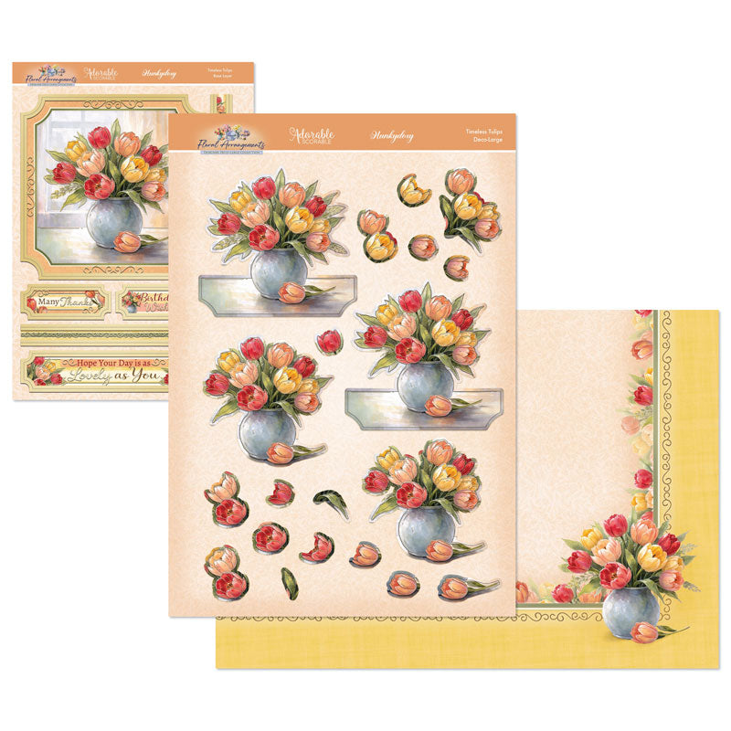 Floral Arrangements Deco-Large Set - Timeless Tulips