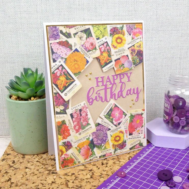 Adorable Scorable Designer Card Packs - Botanical Scrapbook