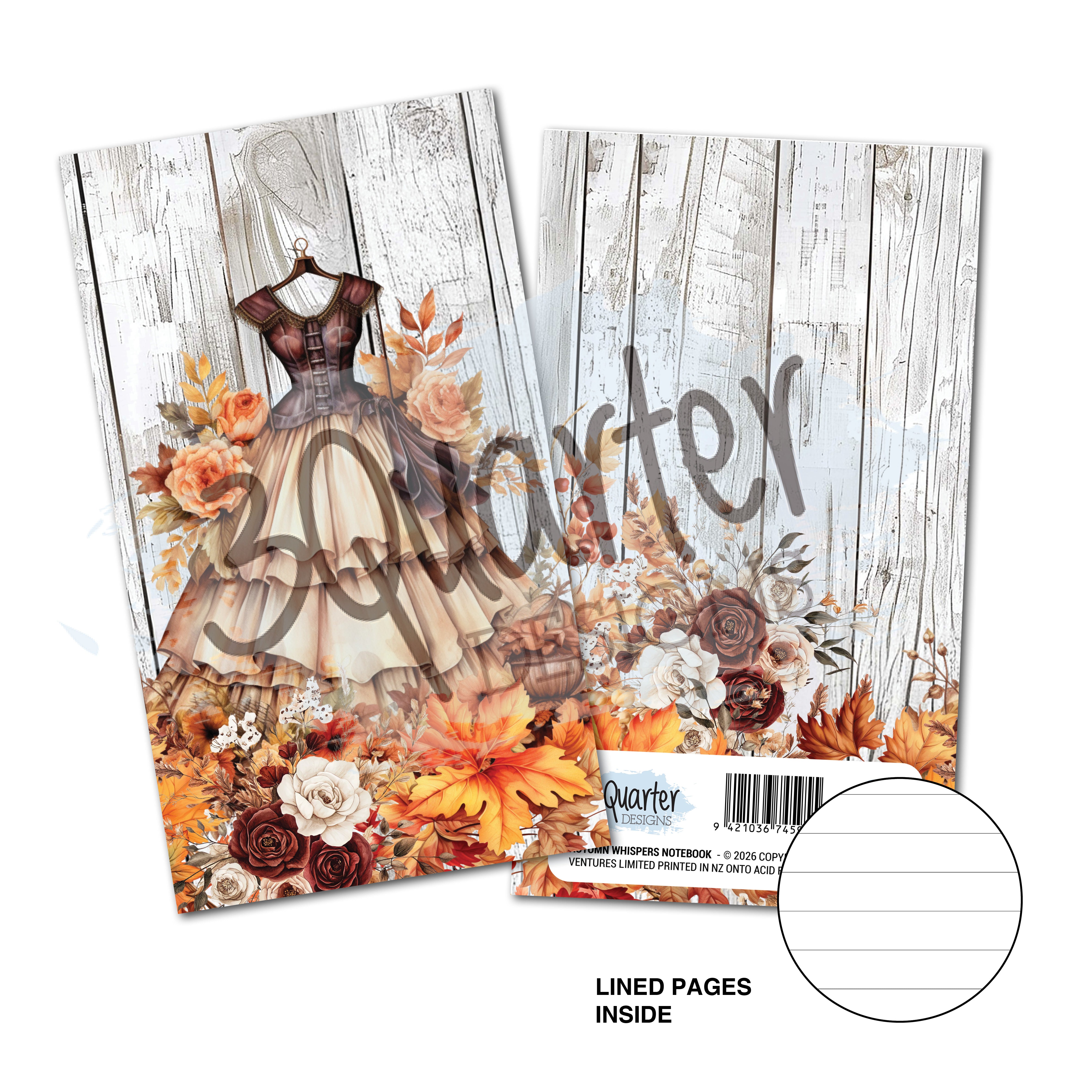 3Quarter Designs Autumn Whispers - Mini Notebook
