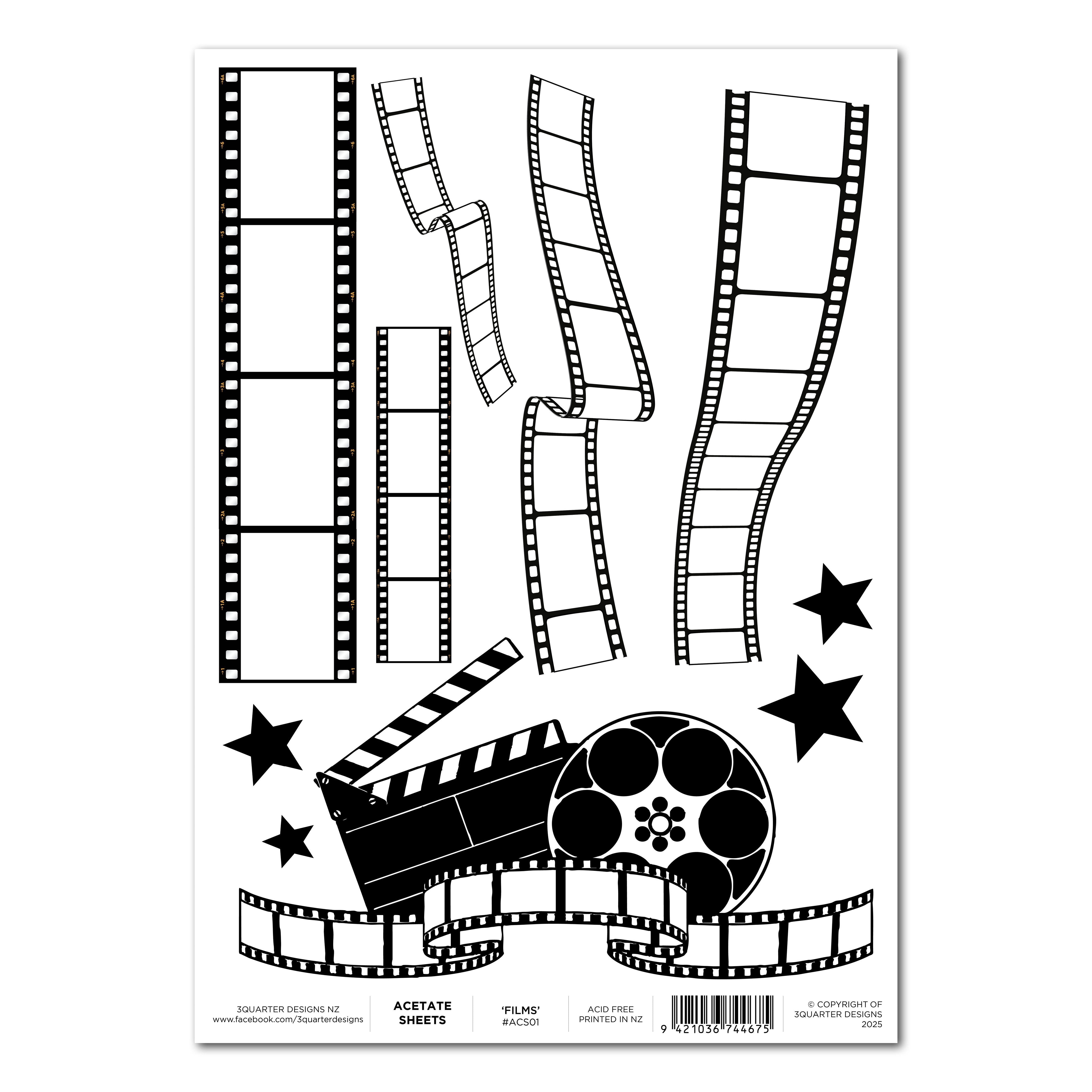 3Quarter Designs Acetate - Films