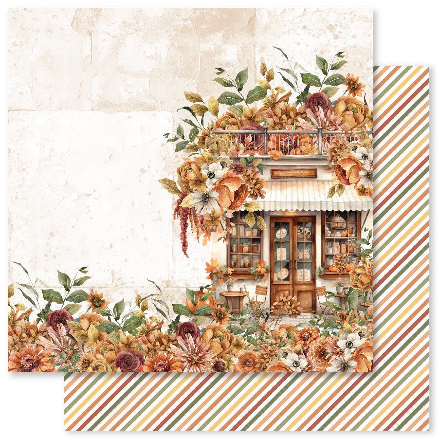 Autumn Florals D 12x12 Paper (12pc Bulk Pack) 32973