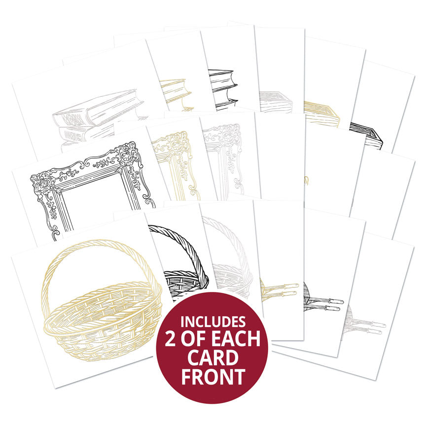 Build-a-Bouquet - Vintage Petals 6" x 6" Card Fronts