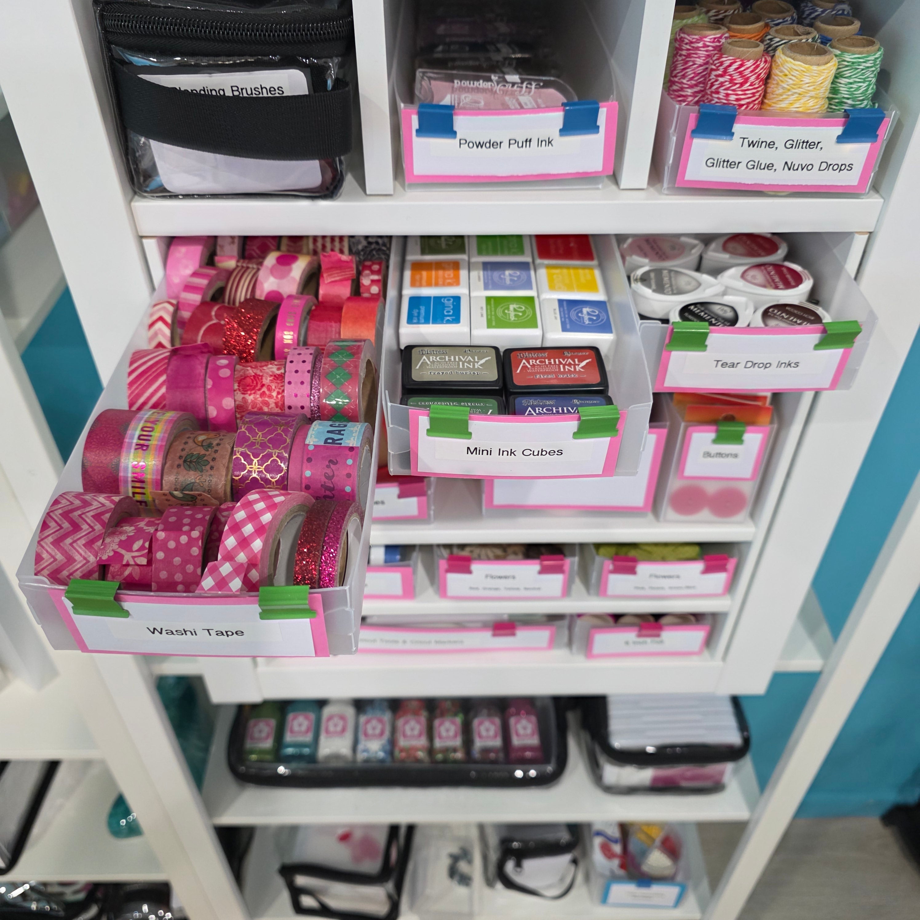 The Organized Option Basic Box "L" - 4.0" W x 15.0" L x 1.5" H - Set of 3