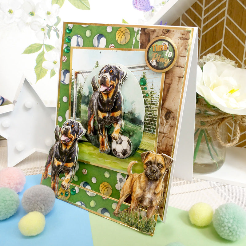 Brilliant Backgrounds - Dog Tales 8"x8" Paper Pad