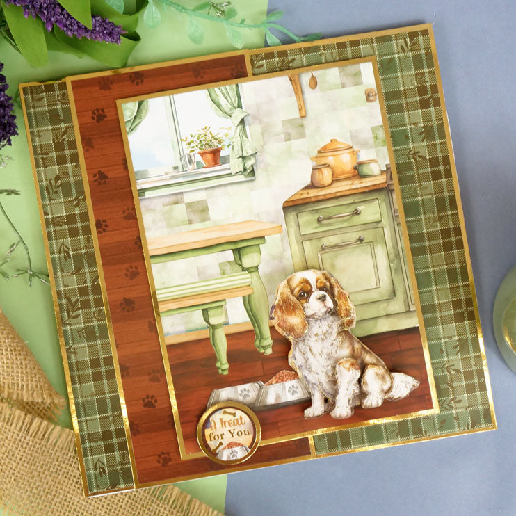 Brilliant Backgrounds - Dog Tales 8"x8" Paper Pad