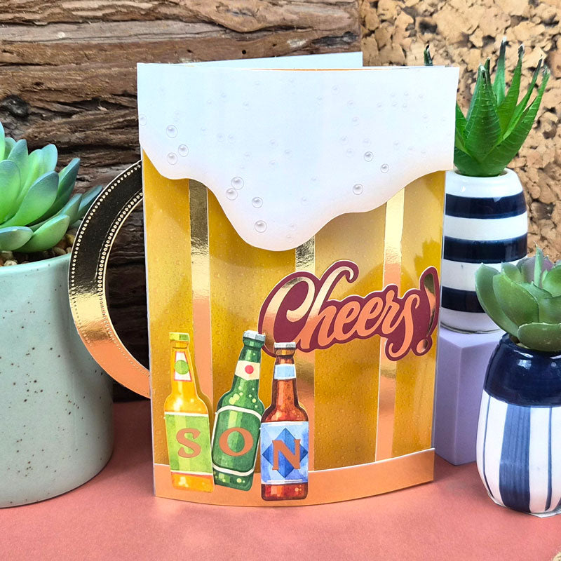 Brilliant Backgrounds - Cheers 8" x 8" Paper Pad