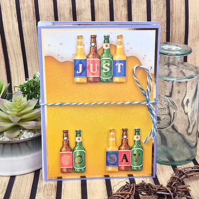 Brilliant Backgrounds - Cheers 8" x 8" Paper Pad