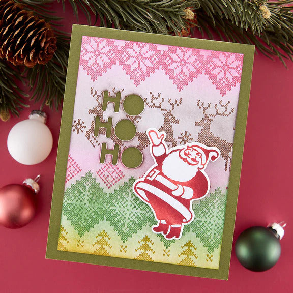 Silly Santas Stamp and Die Bundle