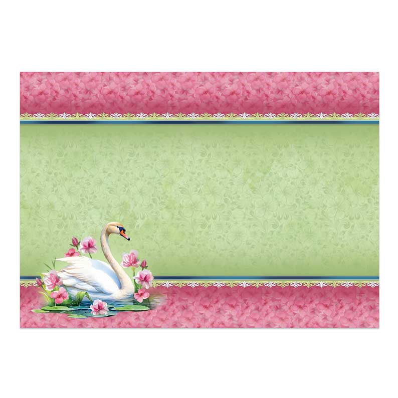 Beautiful Birds Deco-Large Set - Stunning Swan