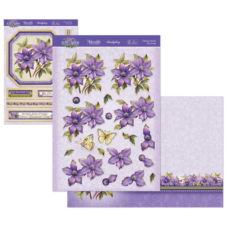 In Full Bloom Deco-Large Set - Calming Clematis