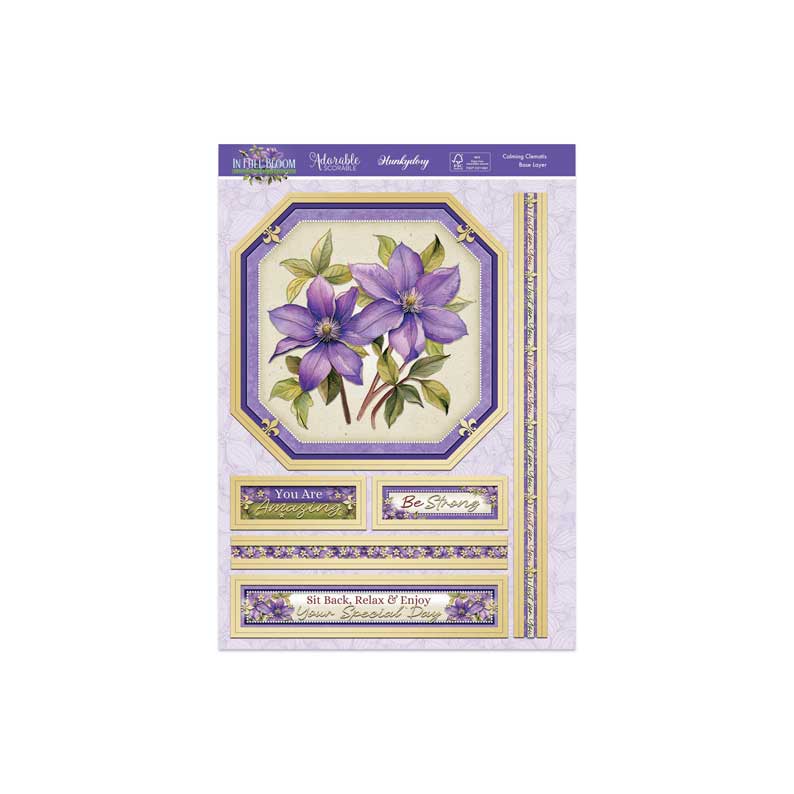 In Full Bloom Deco-Large Set - Calming Clematis