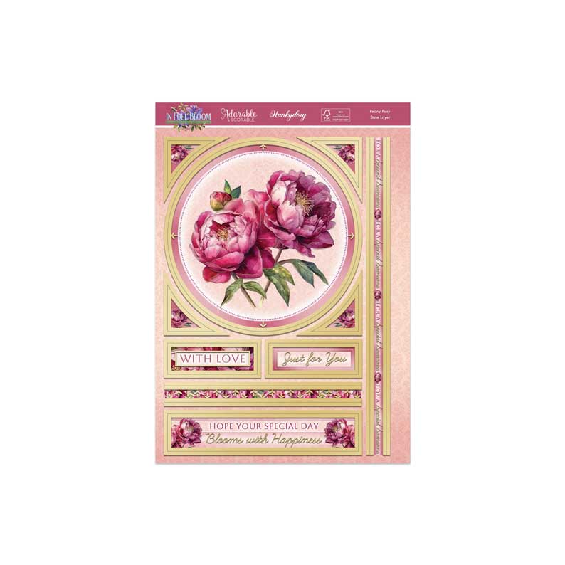 In Full Bloom Deco-Large Set - Peony Posy