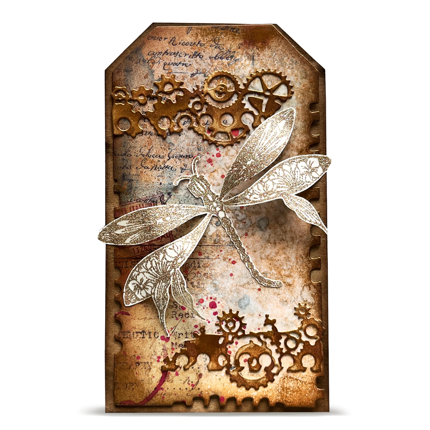 AALL and Create - A6 - Stamp Set - Glassbound Dragonfly