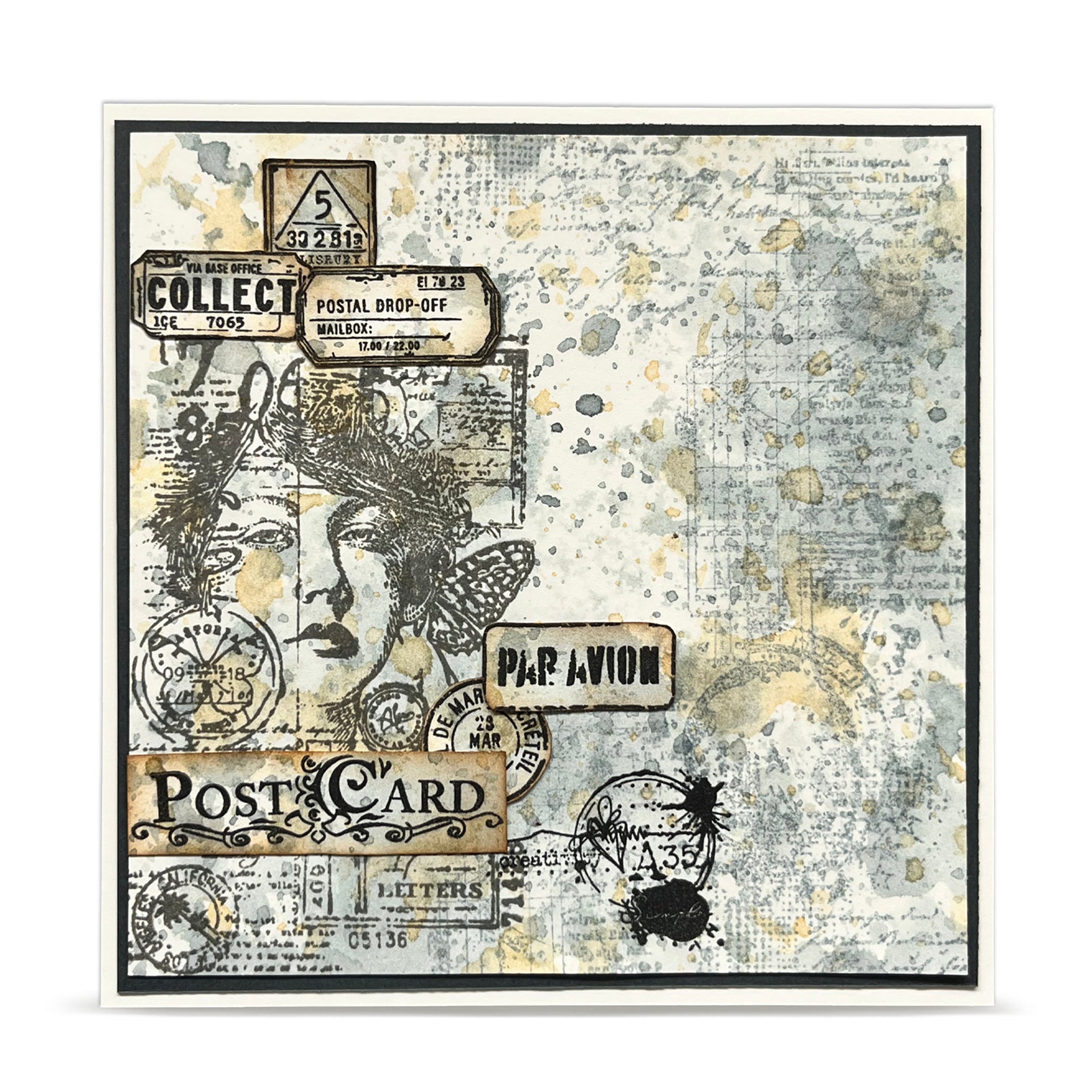 AALL and Create - A6 - Stamp Sets - Bee Geometry