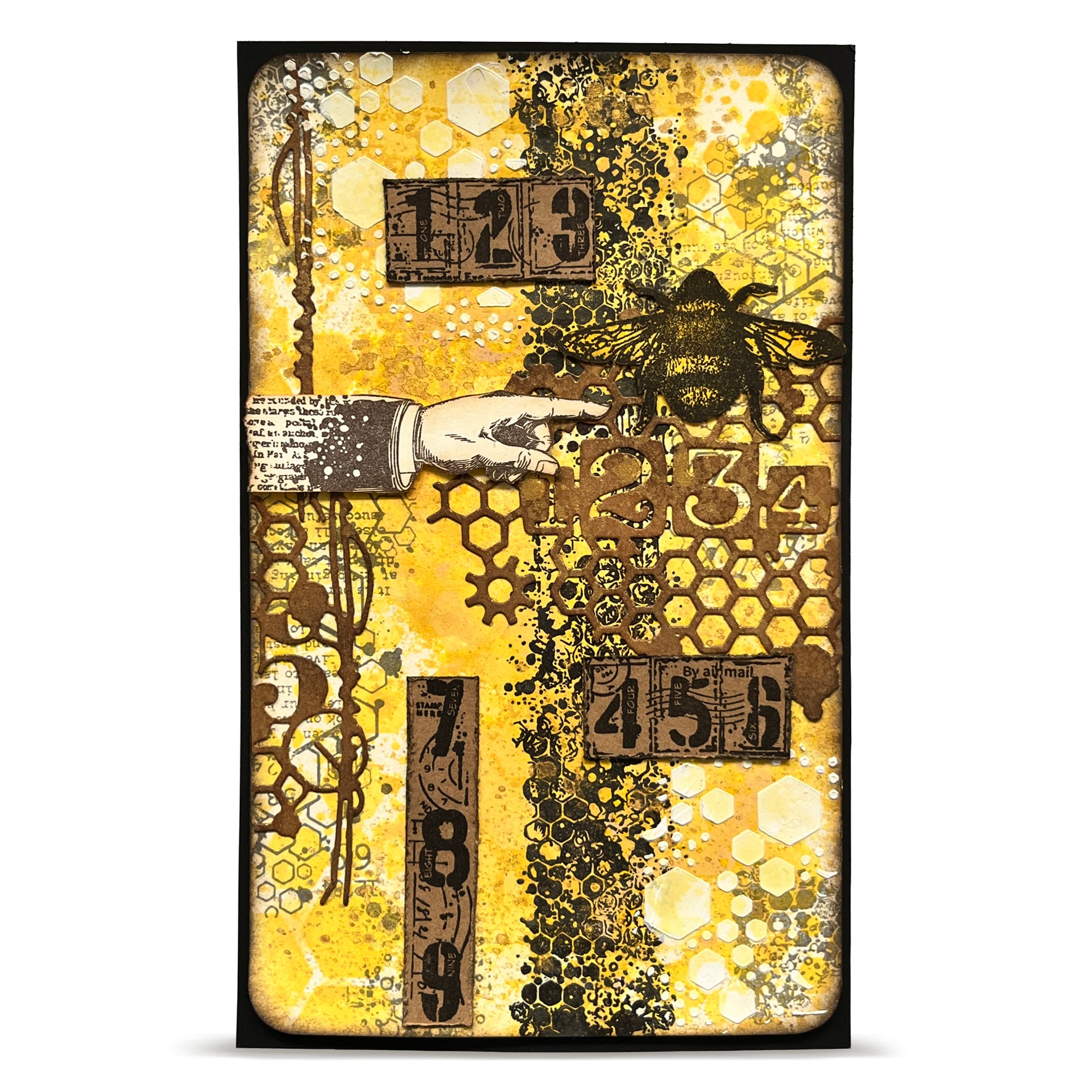 AALL and Create - A6 - Stamp Sets - Bee Geometry