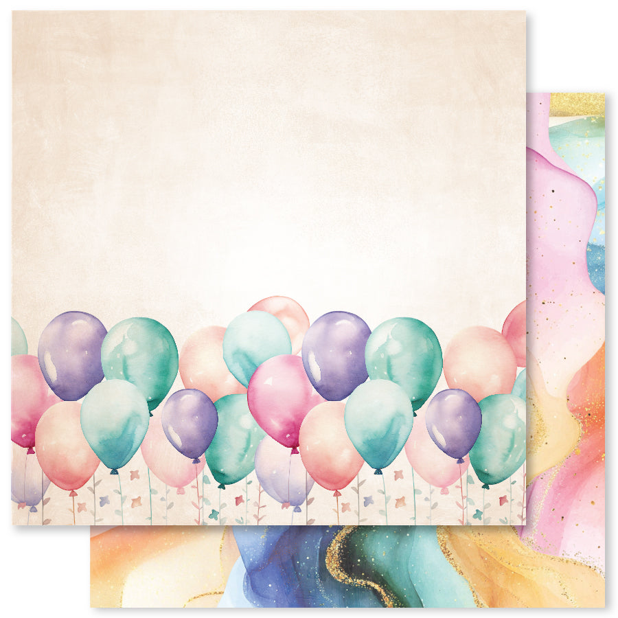 Birthday Fun D 12 x 12 Paper (12 pc Bulk Pack) 33270