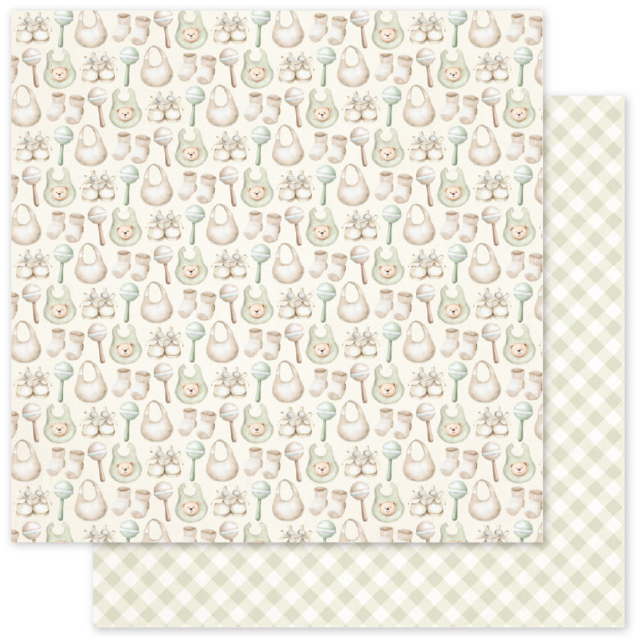 Boho Baby Basics E 12x12 Paper (12pc Bulk Pack) 35116