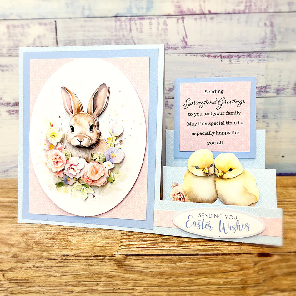 Die Cut Decoupage – Chicks & Bunny (pack of 3)