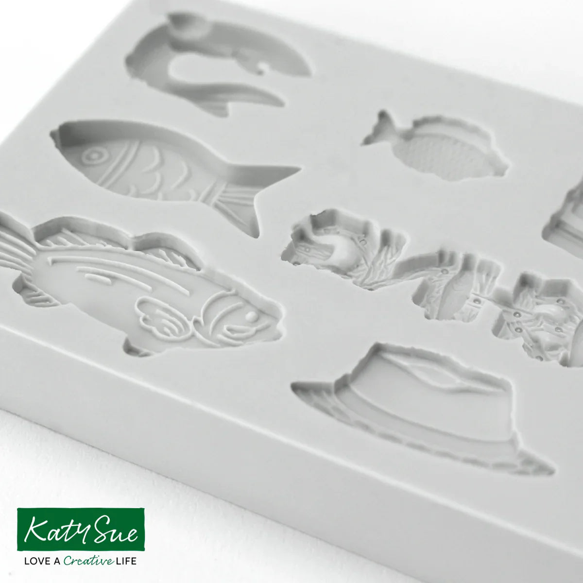 Miniature Gone Fishing Silicone Mould