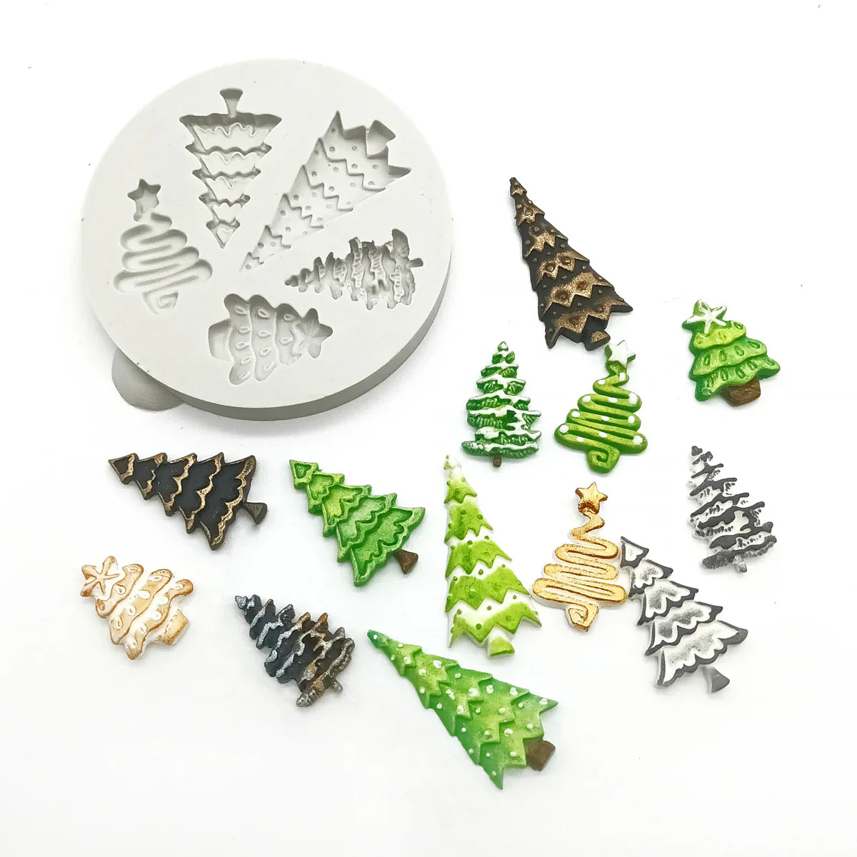 Miniature Christmas Trees Silicone Mould