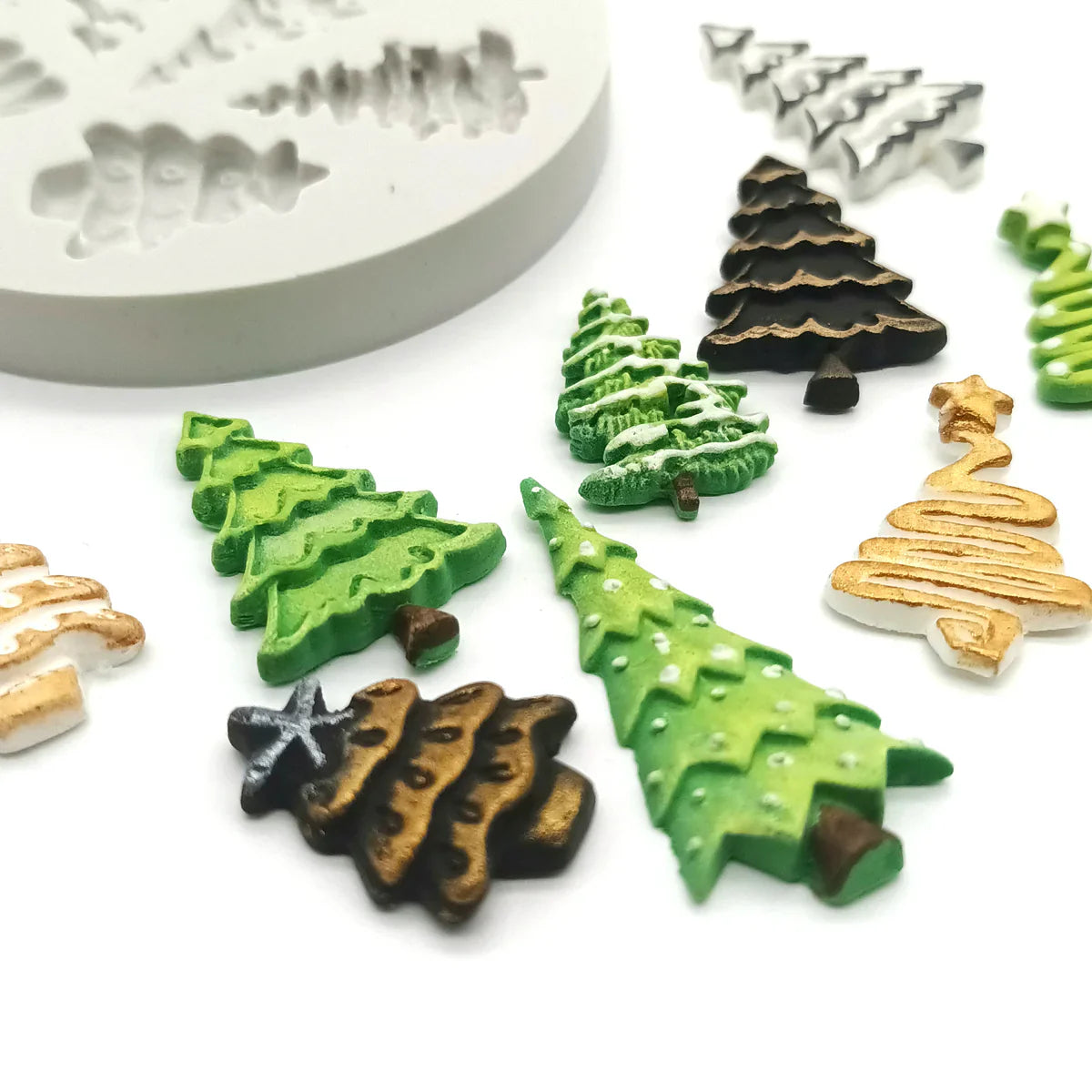 Miniature Christmas Trees Silicone Mould