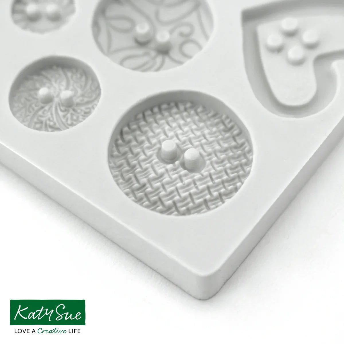 Patterned Buttons Silicone Mould