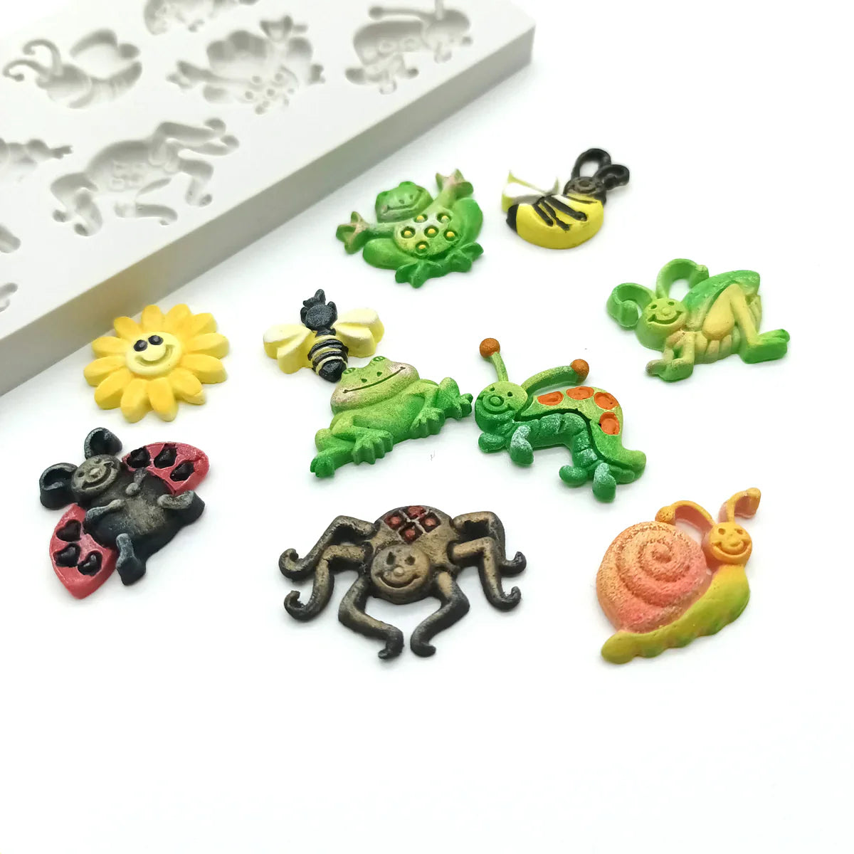 Miniature Summer Bugs Silicone Mould