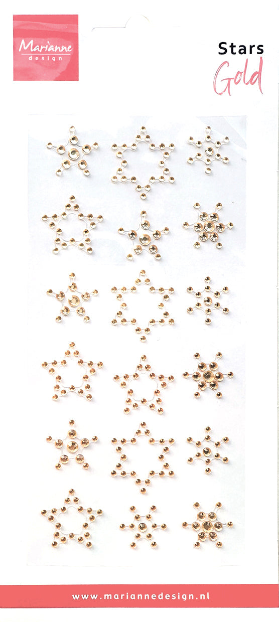 Marianne Design Stars - Rhinestones Gold