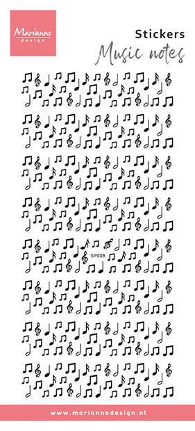 Marianne Design Stickers - Music Notes