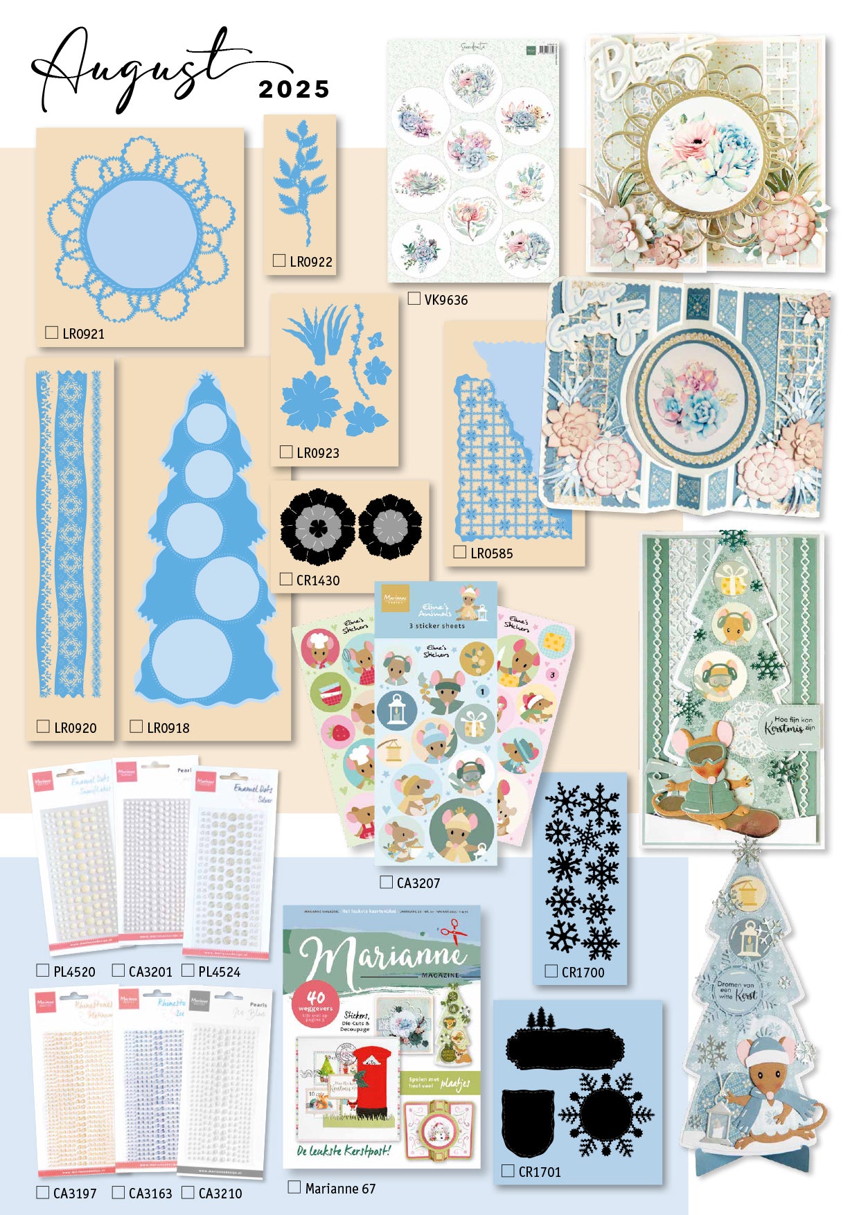 Marianne Design The Collection #152 August 2025