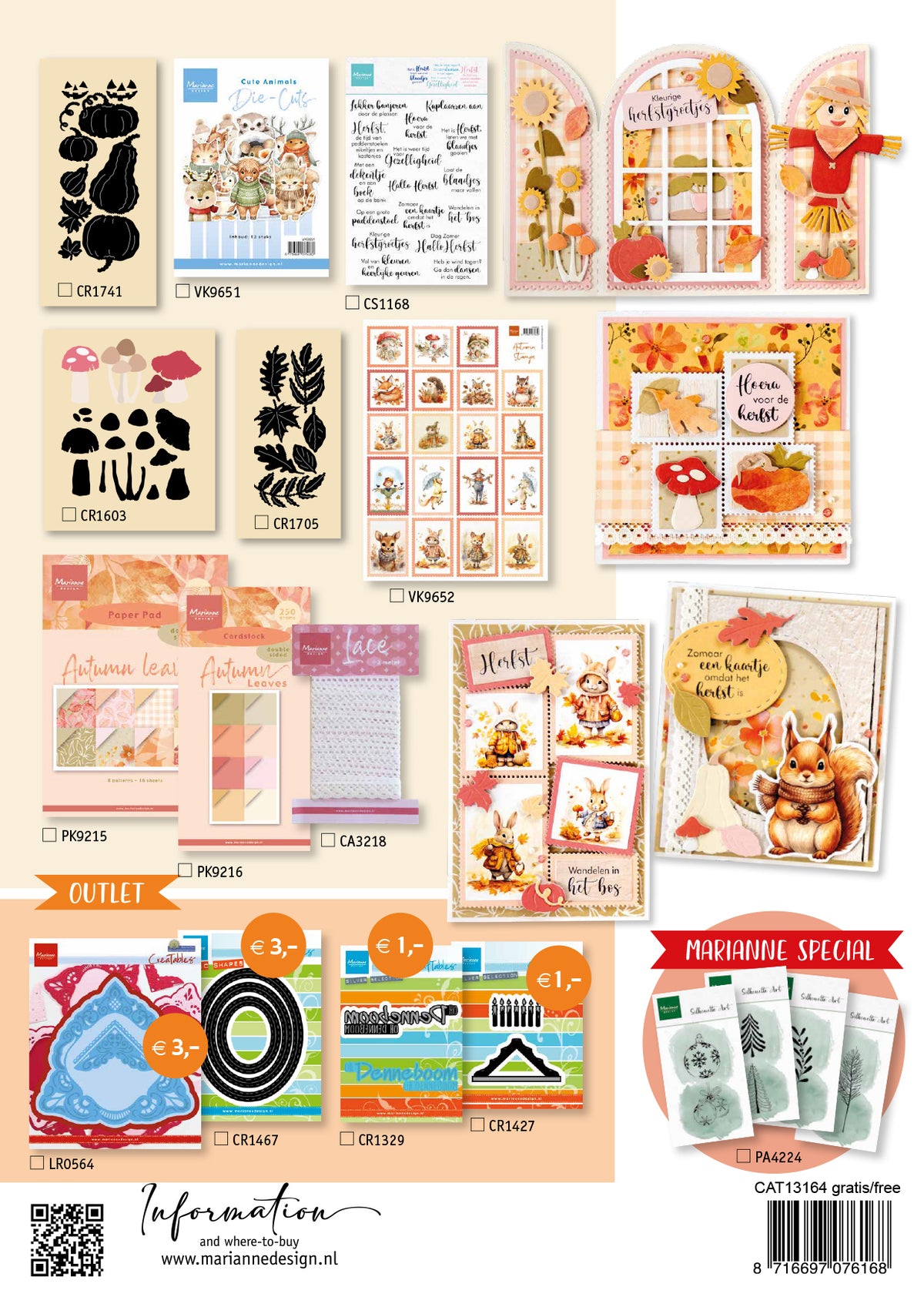 Marianne Design The Collection #164 August