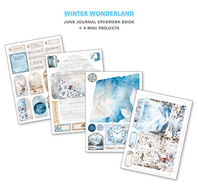 Winter Wonderland Junk Journal & Ephemera Book A4 32/Pkg